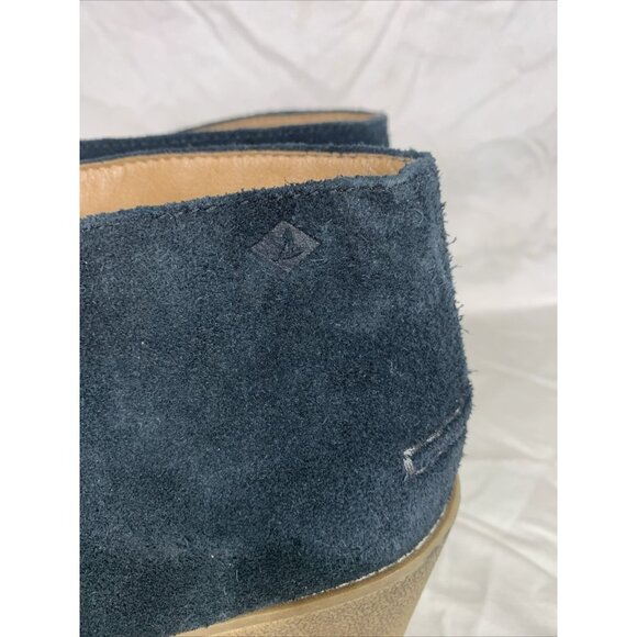 Sperry Boots Womens 9M Stella Ankle Bootie Wedge Lace Up STS96941 Leather Suede - Picture 8 of 11